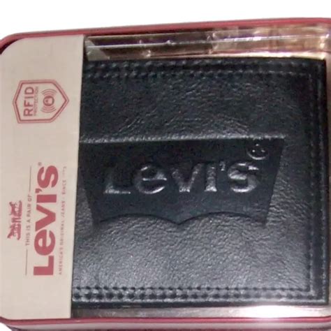 levis rfid wallet sticker|rfid wallet with id.